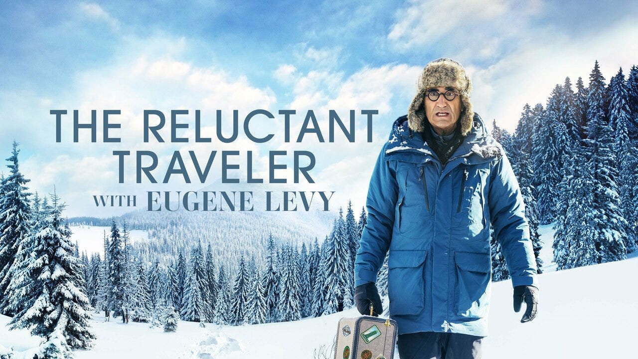 The Reluctant Traveler - Apple TV+ Review | Double Take TV Newsletter | Jenni Cullen