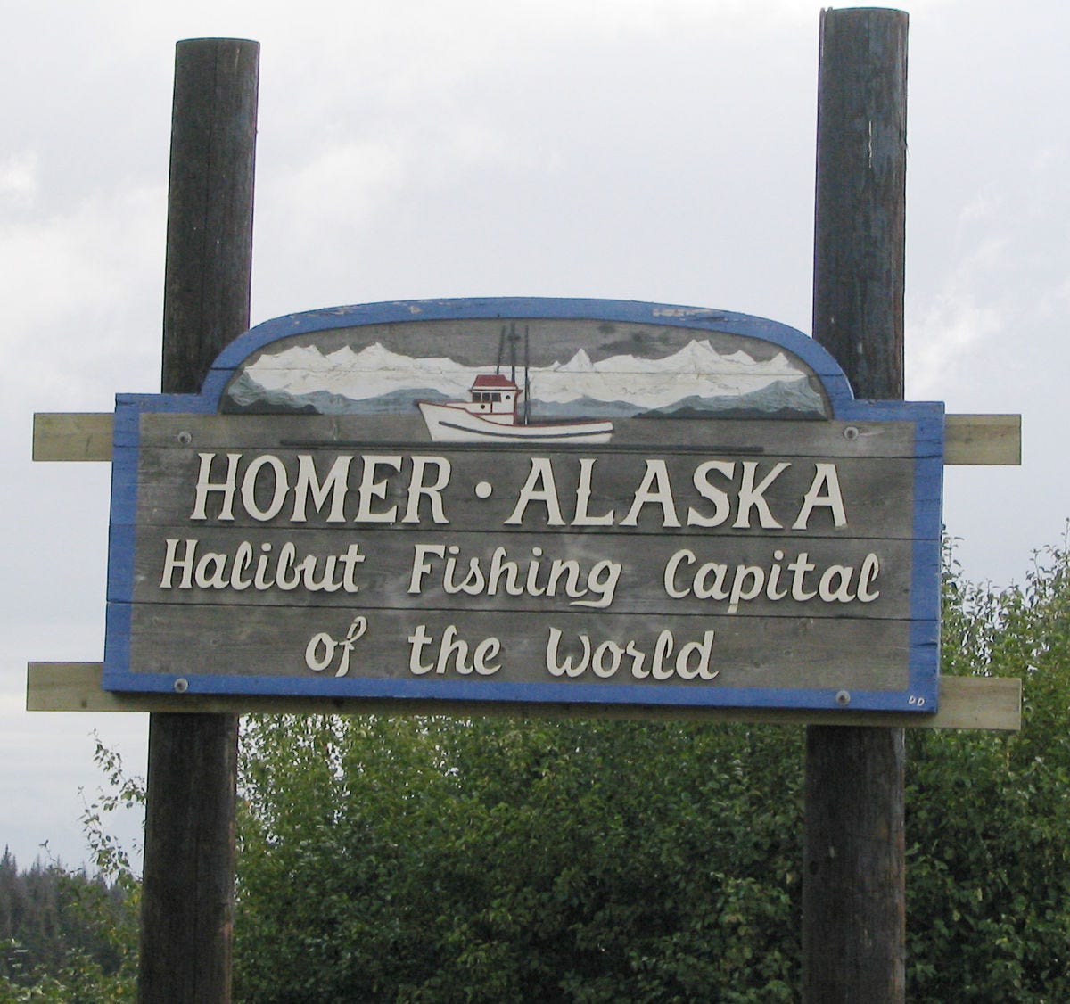 Welcome to Homer, Alaska.