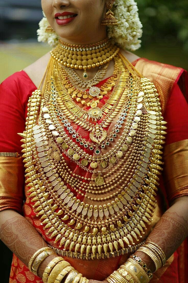 Pin by syamanoj on kerala bride | Kerala bride, Bridal jewellery indian,  South indian bridal jewellery