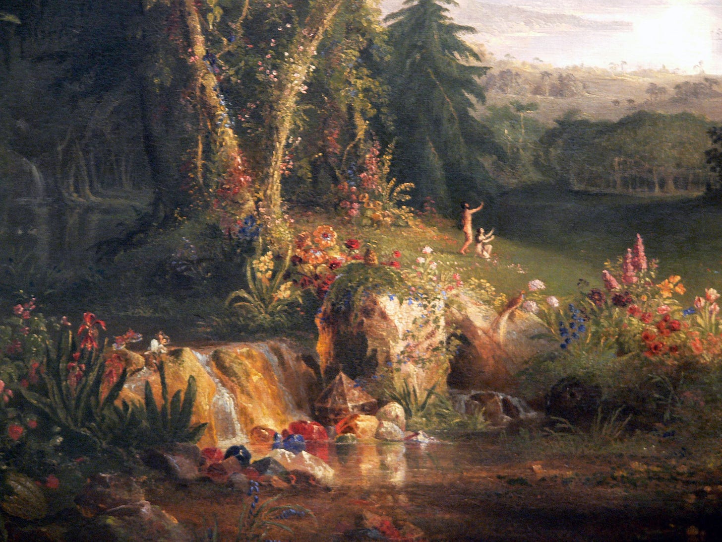 File:Thomas Cole The Garden of Eden detail Amon Carter Museum.jpg - Wikimedia  Commons