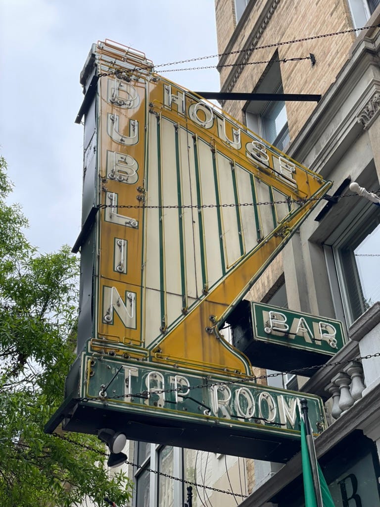 Dublin Tap Room Bar Neon Sign Upper West Side NYC