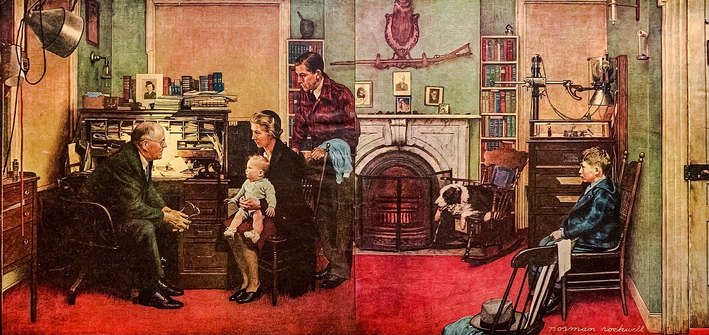Norman Rockwell Visits A Family Doctor,” A Story, 57% OFF
