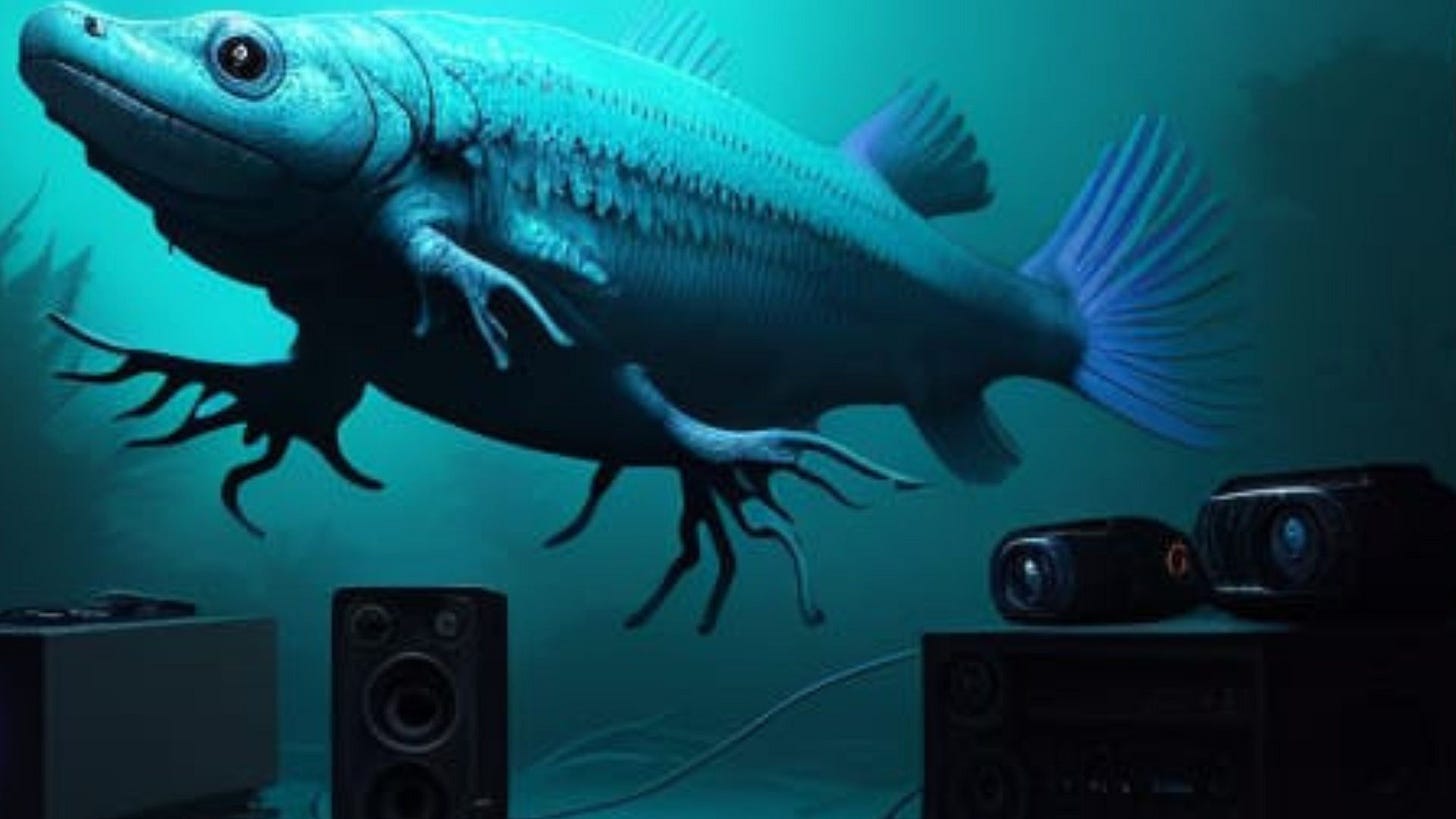 jam band axolotl in ambient jello