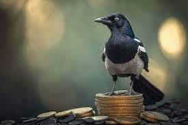 Opulent Magpie on Coins: Wildlife Photography with a Vintage Twist - AI  Image #1146 - AixStock - Free AI Stock Images