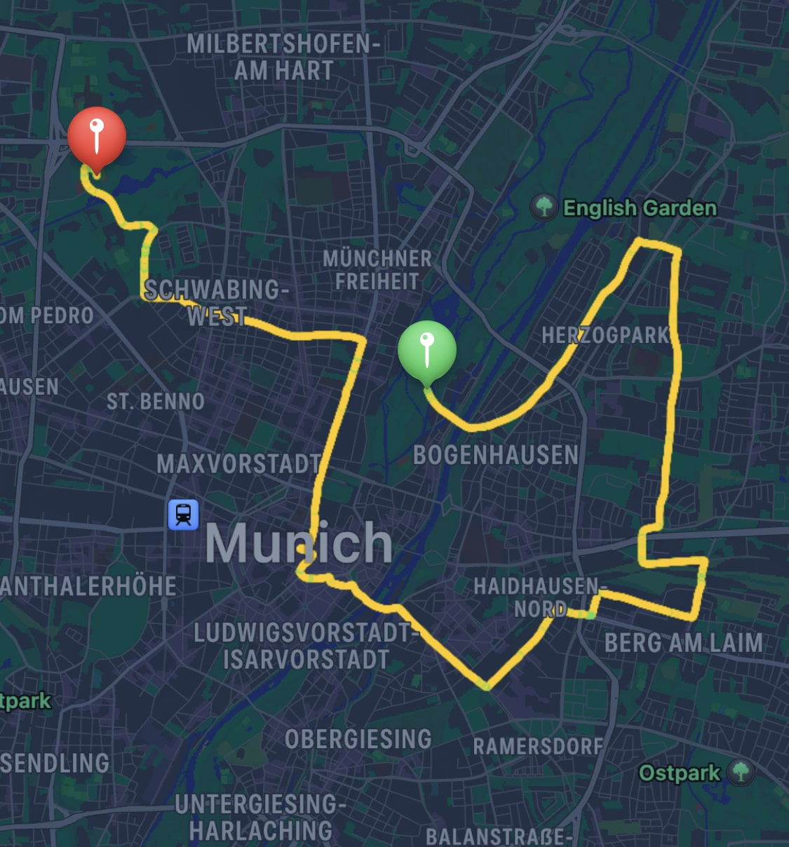 Munich Half Marathon 2022 race course