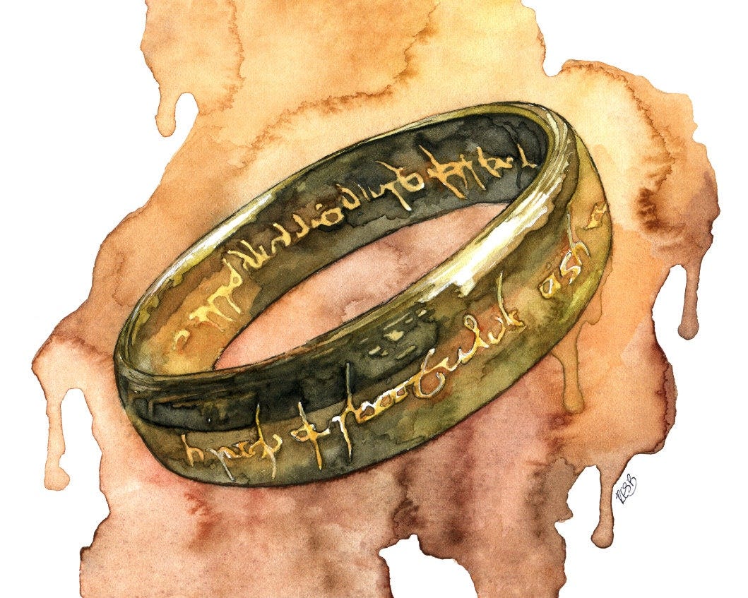 Elven Ring Painting, Jrr, Lord, Fantasy Art, Rings, Fantasy Painting, Elven  Ring, Ring, Middle, Elvish, Earth, Elves, Fantasy Print - Etsy Canada
