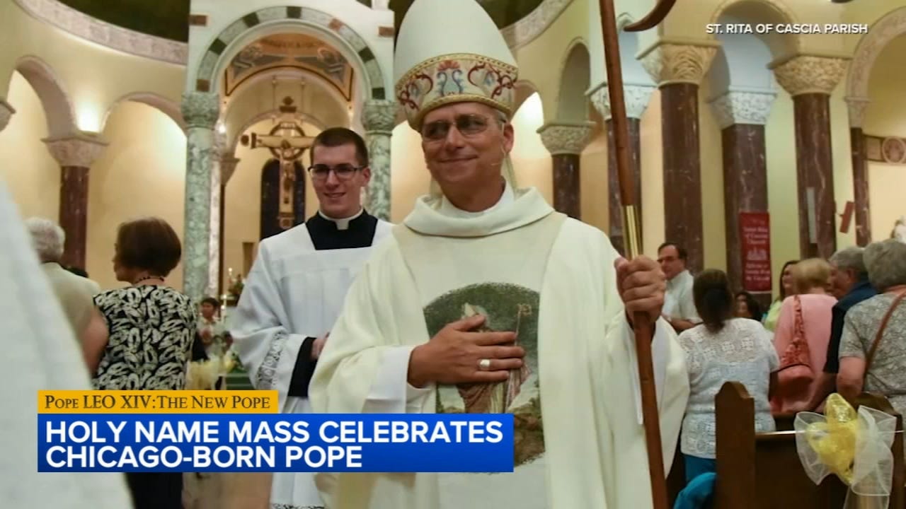 Chicago celebrates as South Side-born Pope Leo XIV elevated to leader of  Catholic Church - ABC7 Chicago