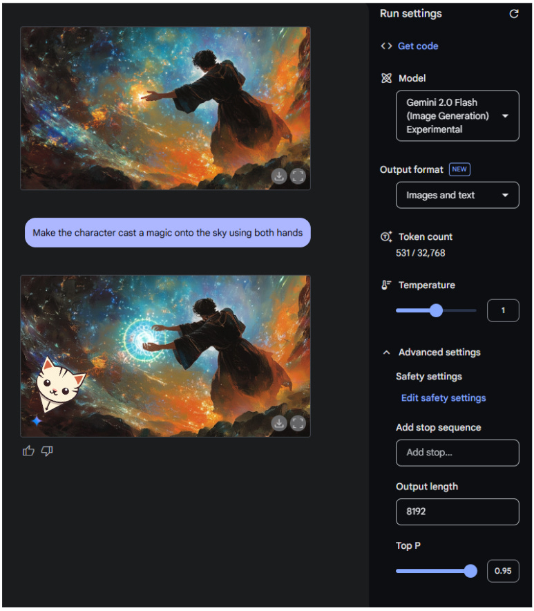 Gemini 2.0 Flash generates useful variations that may have many use cases. Including using it to generate video/GIF in Runway. Gemini 2.0 Flash generates useful variations that may have many use cases. Including using it to generate video/GIF in Runway.