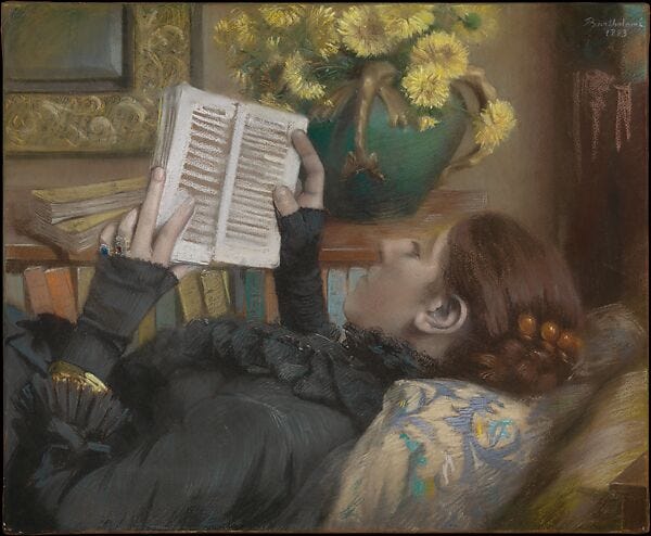 Albert Bartholomé | The Artist's Wife (Périe, 1849–1887) Reading | The  Metropolitan Museum of Art