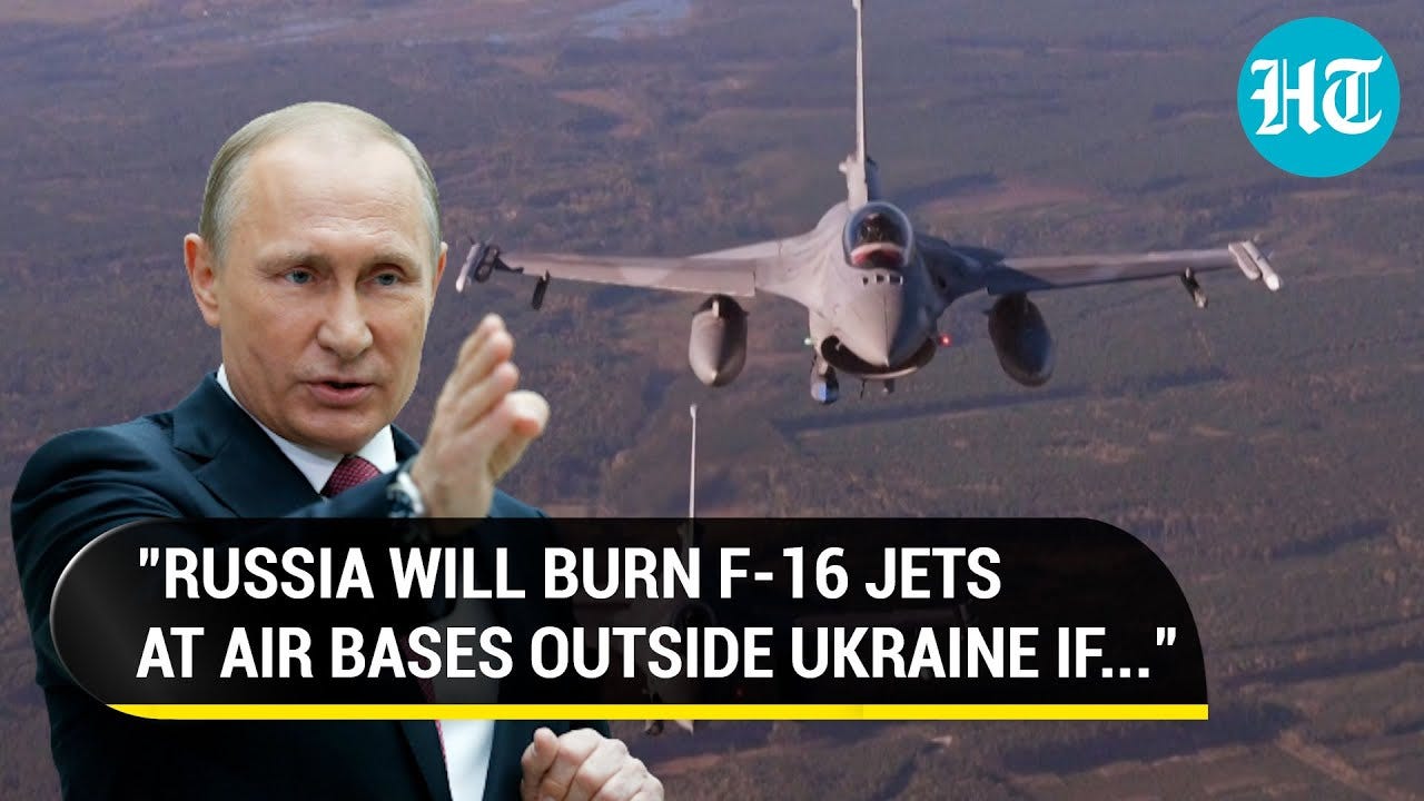 Putin Baits NATO with 'Will Burn F-16s' Remark; Installs Tactical Nukes in  Belarus I Details - YouTube