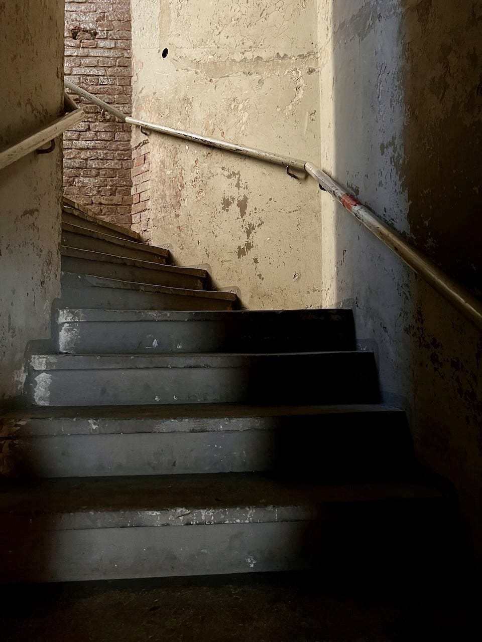 an old stairway at Zionskirche, Berlin.