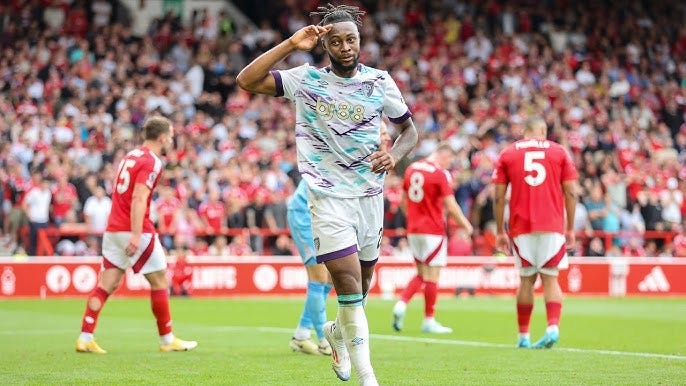 Semenyo scores late equaliser | Nottingham Forest 1-1 AFC Bournemouth