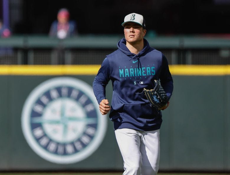 Righty Bryan Woo impressed in his third rehab start for Triple-A Tacoma and could be activated to make his season debut with the Mariners this week. (Dean Rutz / The Seattle Times)