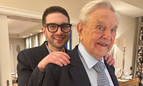 Alex Soros and his father George Soros