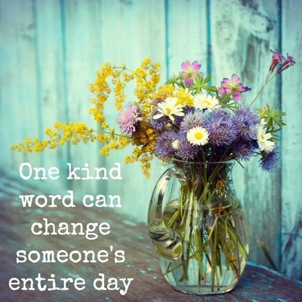 May be an image of text that says 'One kind word can change someone's entire day'