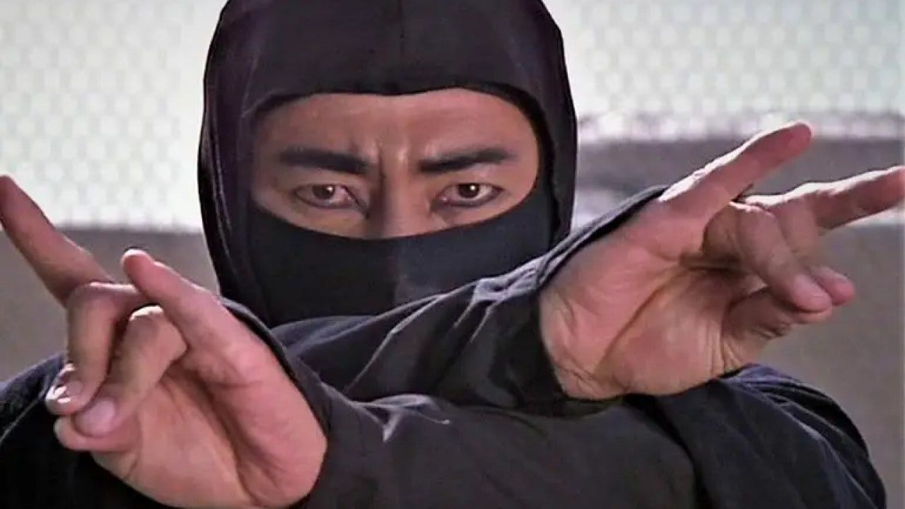 Sho Kosugi in Revenge of the Ninja