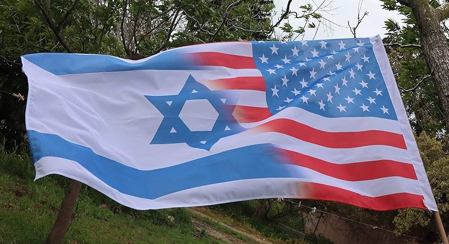 US - Israel Flag, American Israeli Friendship Flag 3x5 ft.