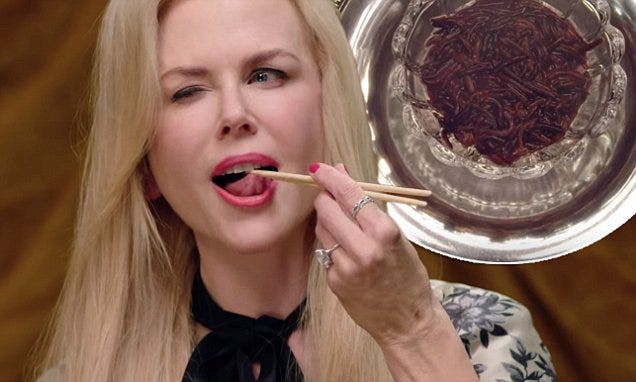 Nicole Kidman reveals her secret fetish of eating bugs | Daily Mail Online