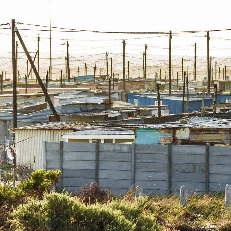 Slum Houses Outside Cape Town In South Africa, Sub Saharan Africa