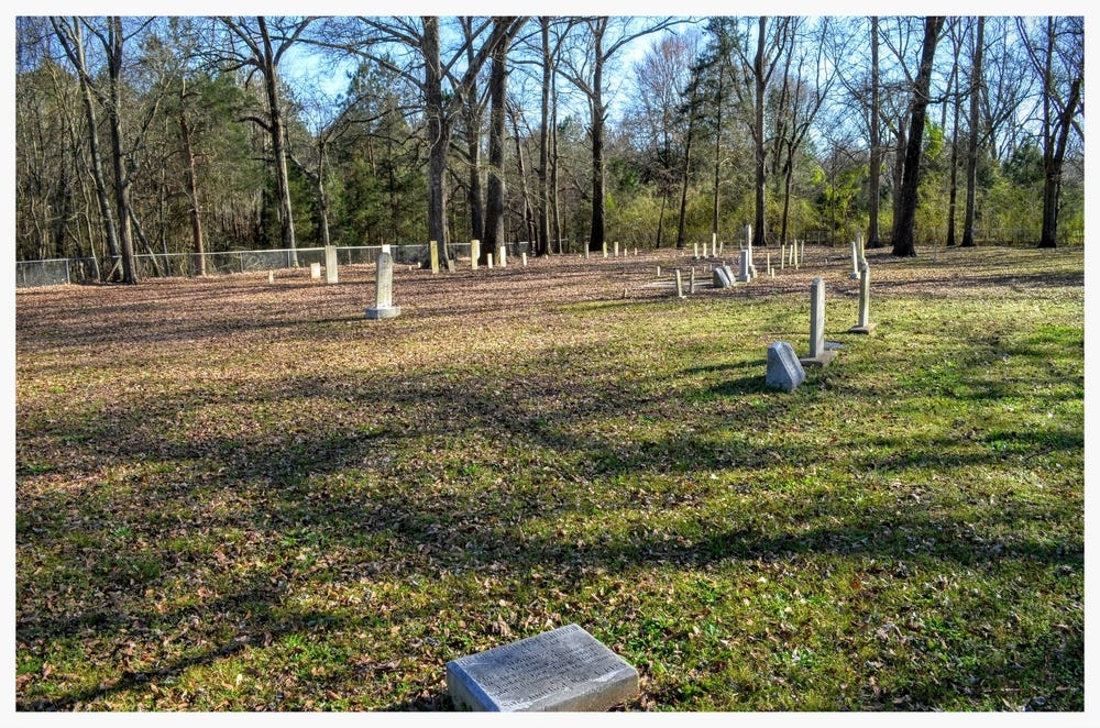 Bethel Cemetery interior, Pintlala, Montgomery County, Alabama
