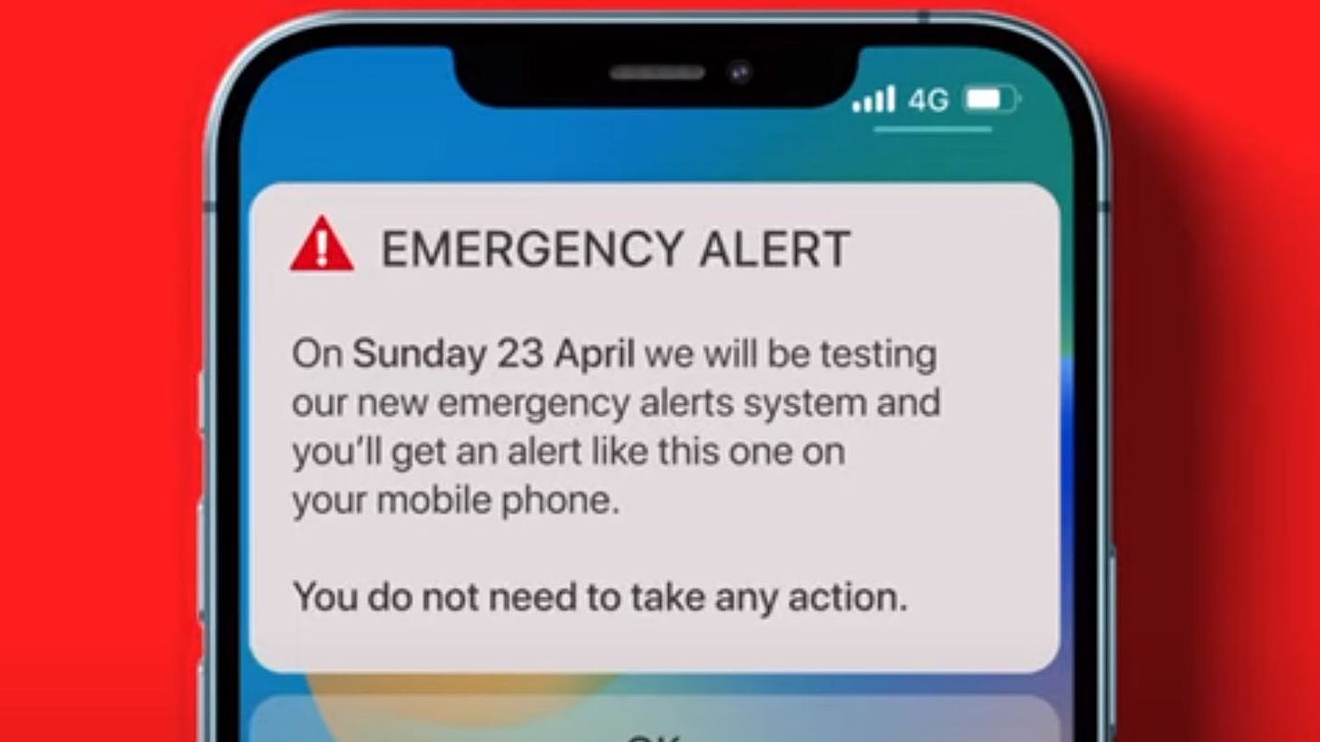 UK emergency alert system launched to warn of life-threatening events -  with test set for next month | UK News | Sky News