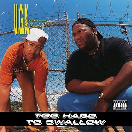 UGK (Bun B & Pimp C) - Too Hard To Swallow (Yellow Vinyl) (Vinyl LP) |  vinyl-digital.com Online-Shop