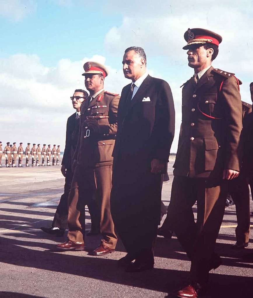 11 Muammar gaddafi and gamal abdel nasser Images: PICRYL - Public Domain  Media Search Engine Public Domain Search