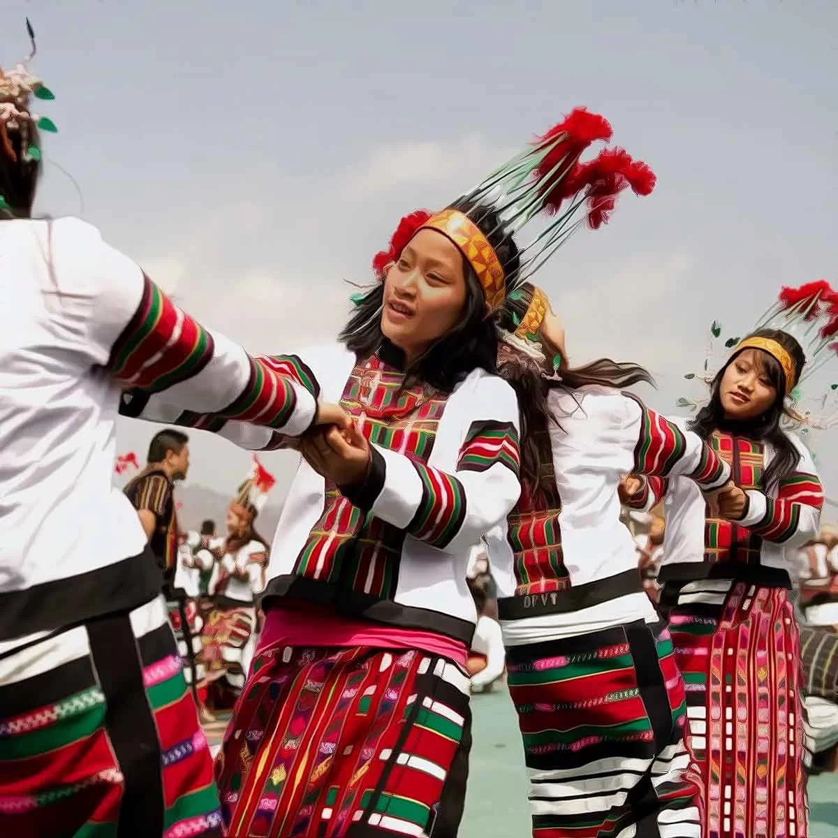 In the heartlands of Mizoram, the air hums with anticipation as the vibrant tradition of Cheraw, the mesmerizing 'Bamboo Dance,' takes center stage