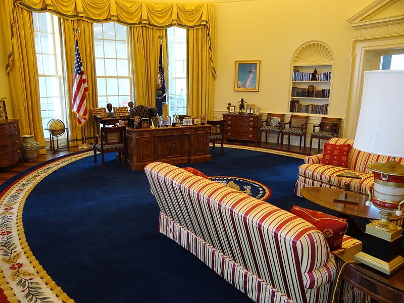 File:Recreation of Oval Office - Clinton Presidential Center - Little Rock - Arkansas - USA.jpg