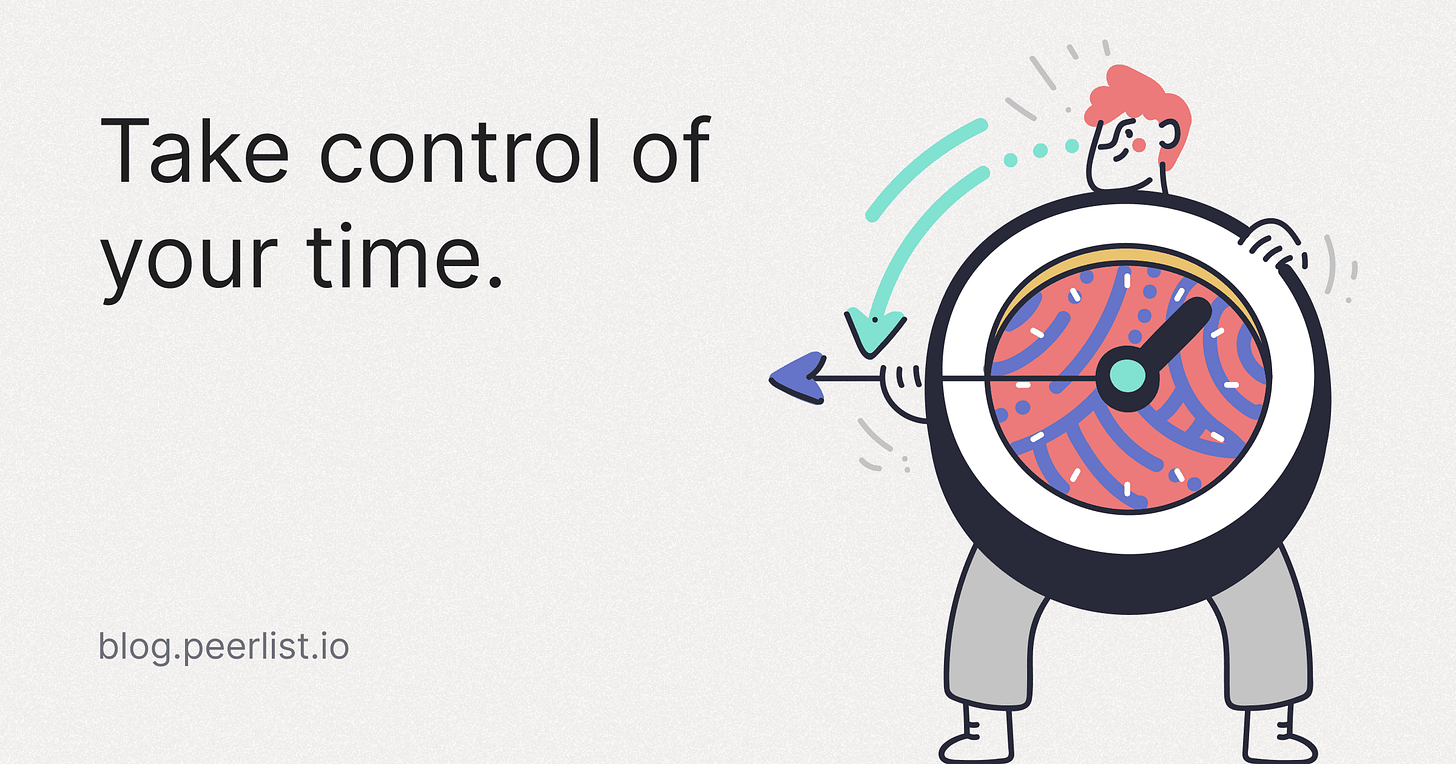 Take control of your time