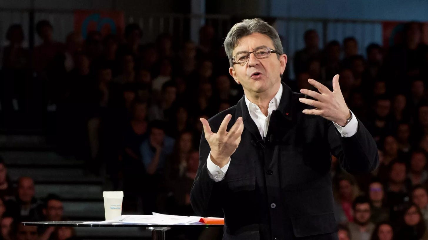 Jean-Luc Melenchon during a rally in Lille, France during last year's presidential election. - Sputnik International, 1920, 21.07.2024