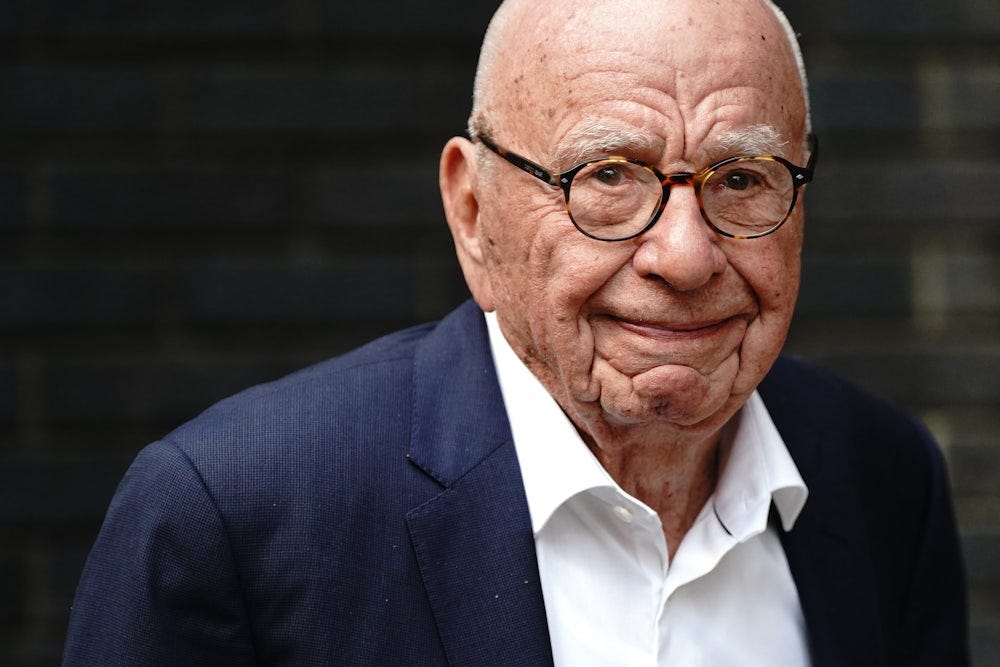 Rupert Murdoch at his annual party at Spencer House in London