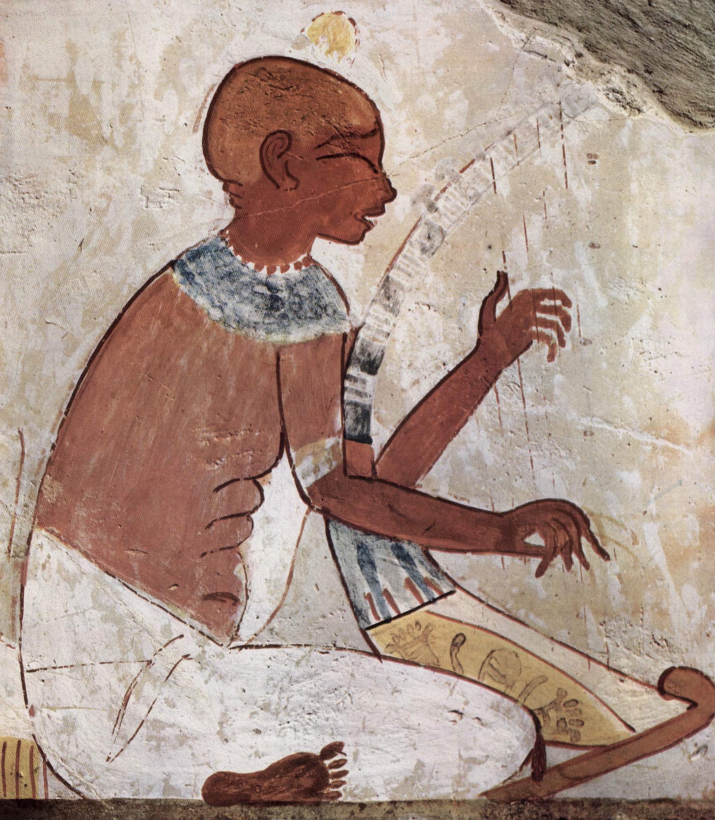 Egyptian Harper (Illustration) - World History Encyclopedia