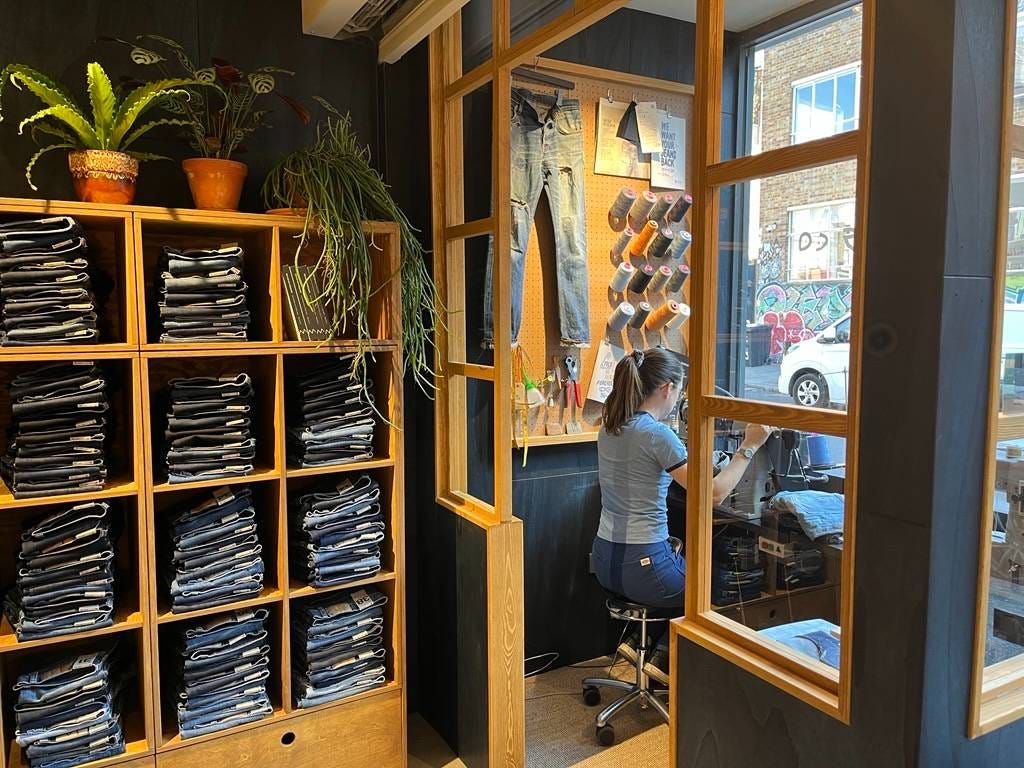 Nudie Jeans Shoreditch store Nudie Jeans Shoreditch store