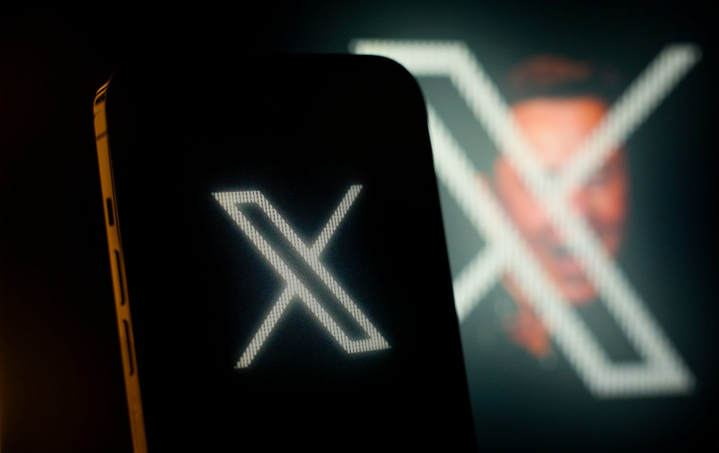 The X logo on the X app formerly known as Twitter is seen in this photo illustration on 01 November, 2023 in Warsaw, Poland. (Photo by Jaap Arriens/NurPhoto via Getty Images)