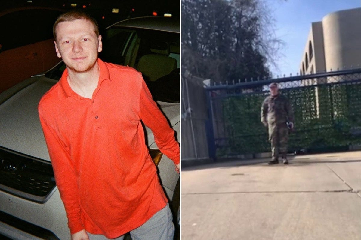 Aaron Bushnell self immolation outside Israeli embassy