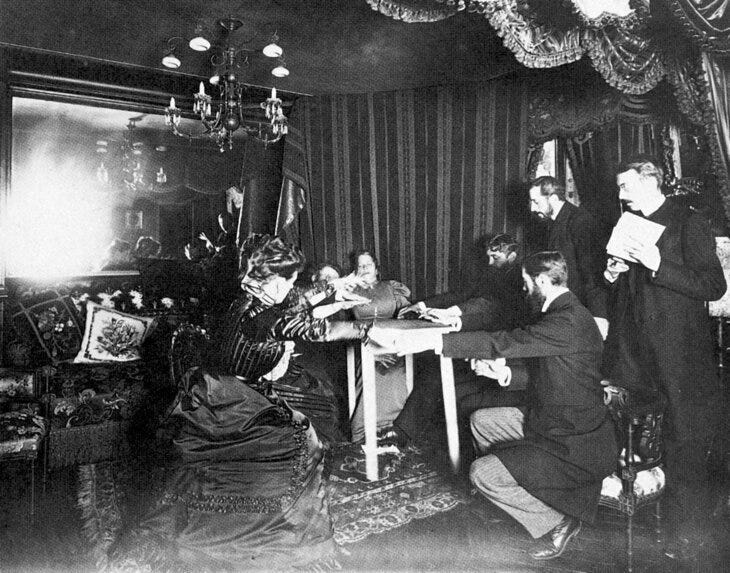 A Victorian seance