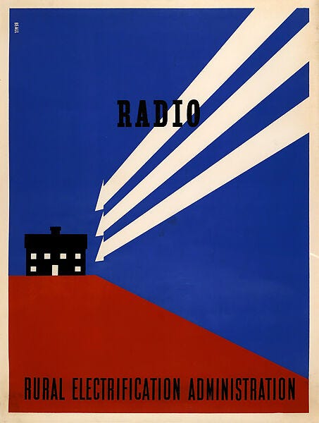 Lester Beall | Rural Electrification Administration, Radio | The  Metropolitan Museum of Art