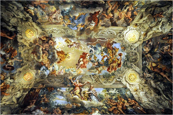 Palazzo Barberini “The Triumph of Divine Providence” - Ceilings in Europe