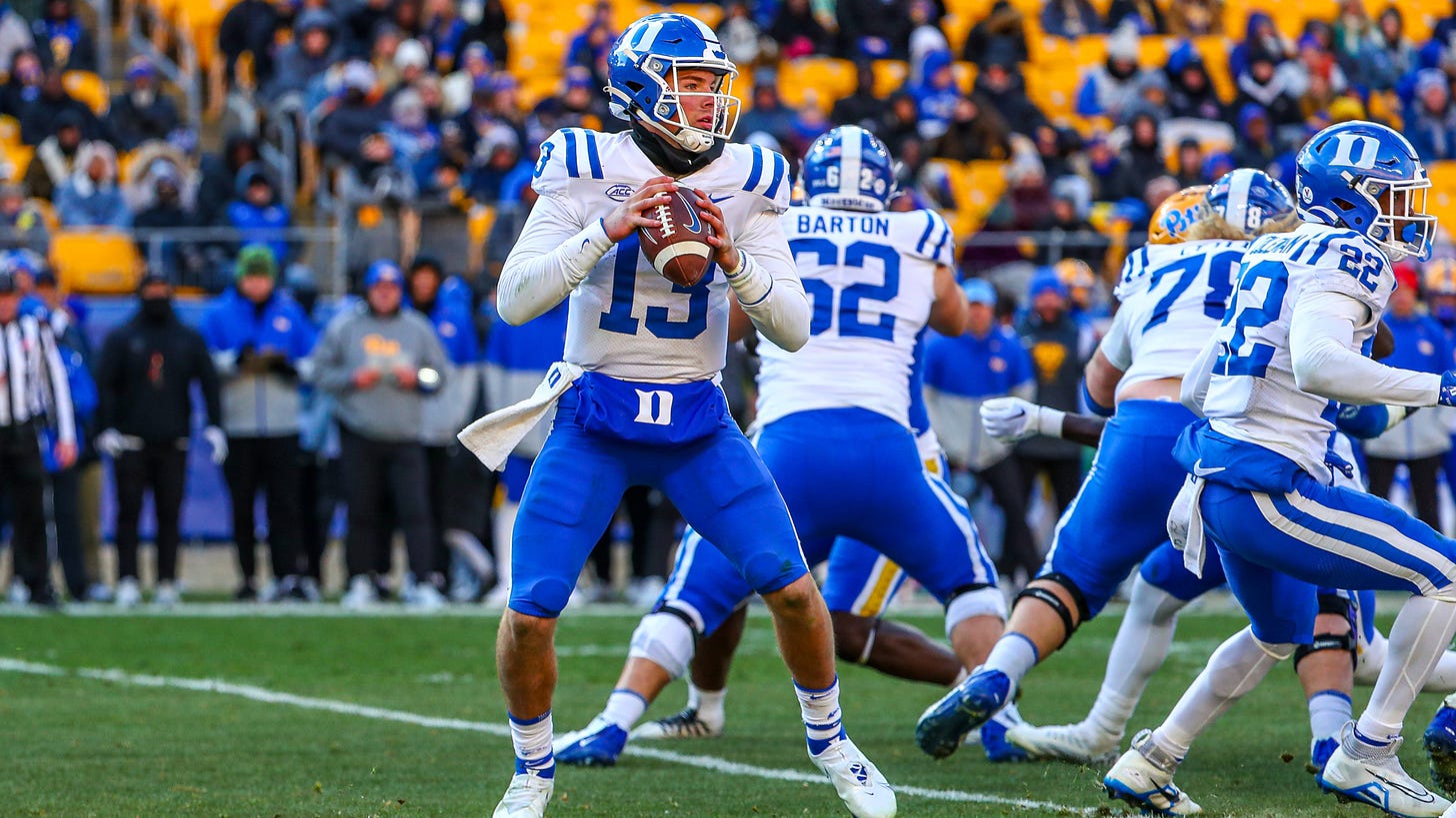 Riley Leonard - 2023 - Football - Duke University