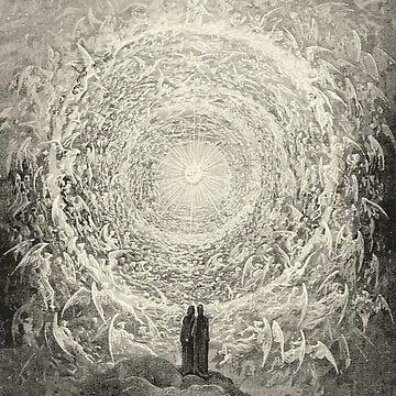 Painting Paradiso Canto 34 The Divine Comedy by Gustave Doré" Canvas Print  for Sale by Qrea | Redbubble