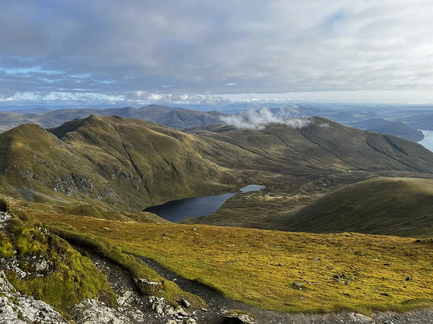 Photo of a trail from Andrew  Mcsporran  with title Beinn Ghlas and Ben Lawers Circular