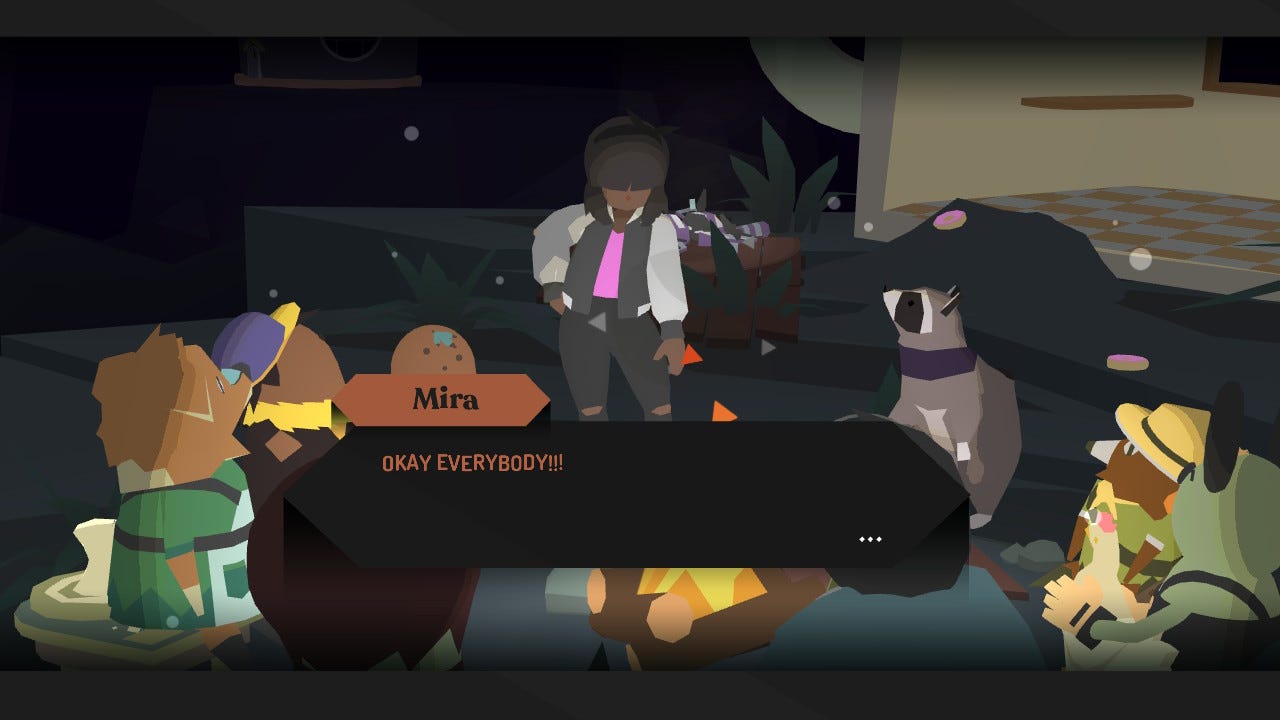 Dialogue in Donut County