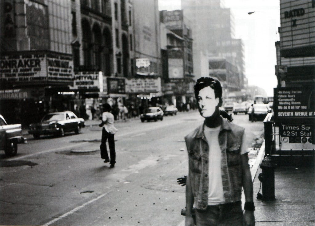 movie still from Wojnarowicz: Fuck You Faggot Fucker