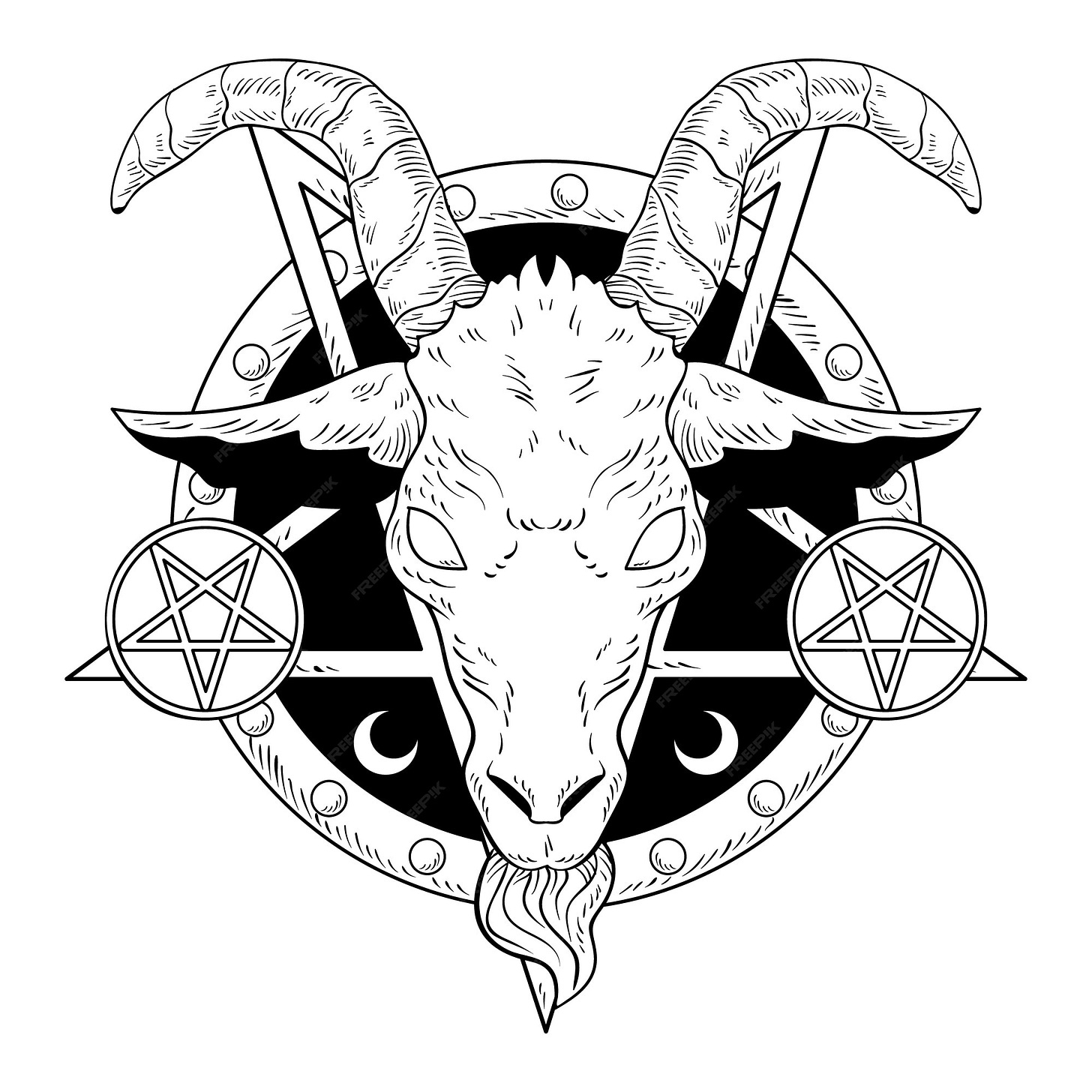 Baphomet Pentagram Wallpaper