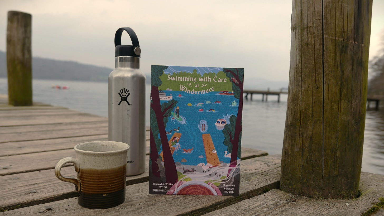 Research zine on Windermere jetty