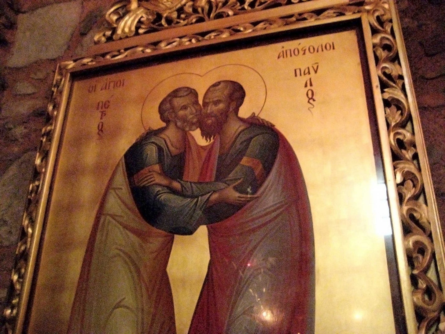 Peter And Paul - Apostle Hug! Free Stock Photo - Public Domain Pictures