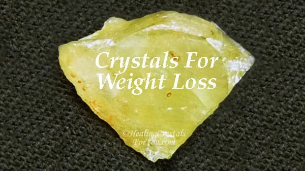 Yellow Apatite are excellent Crystals For Weight Loss