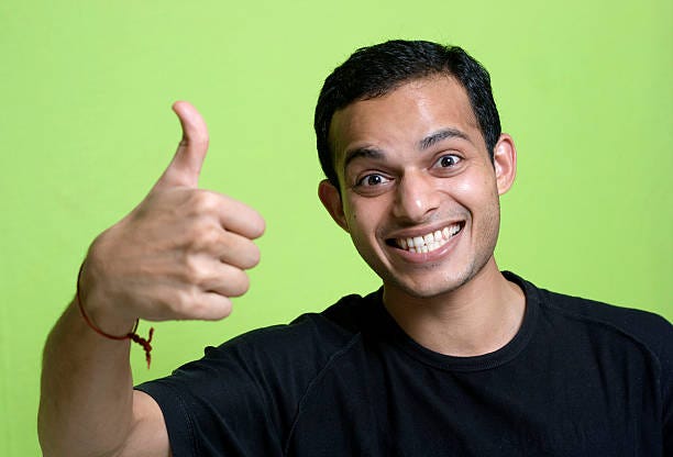 4,000+ Indian Man Thumbs Up Stock Photos, Pictures & Royalty-Free Images -  iStock