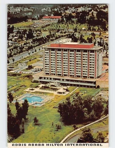 Postcard Addis Ababa Hilton International Ethiopia - Picture 1 of 2